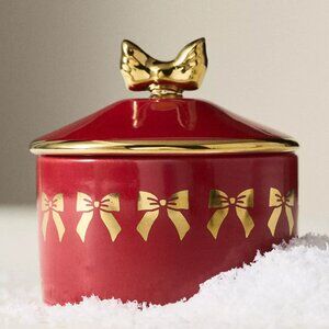 Brand New Anthropologie New York City Ballet Nutcracker Bow Trinket Box